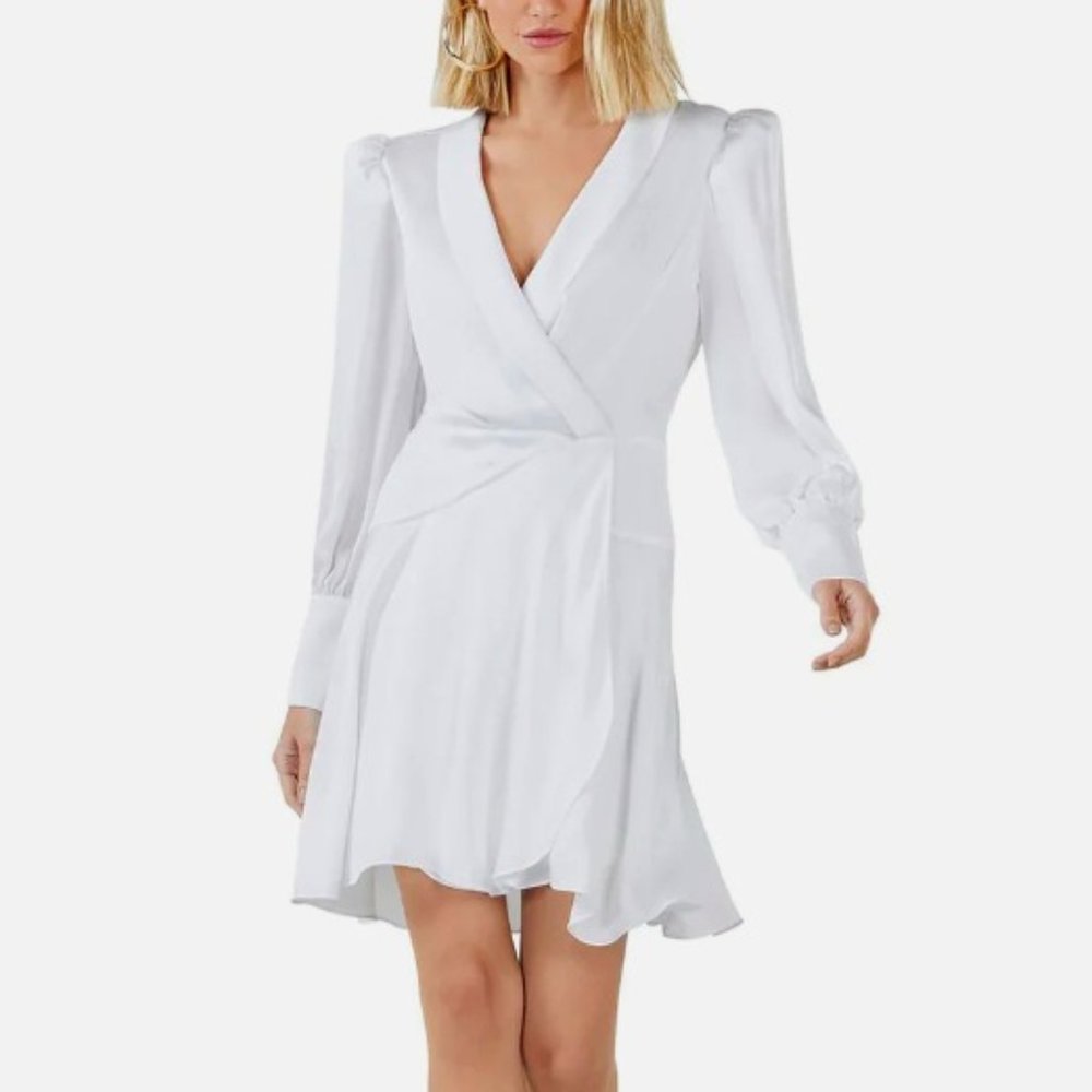 BCBGMaxazria White Mini Cocktail Dress